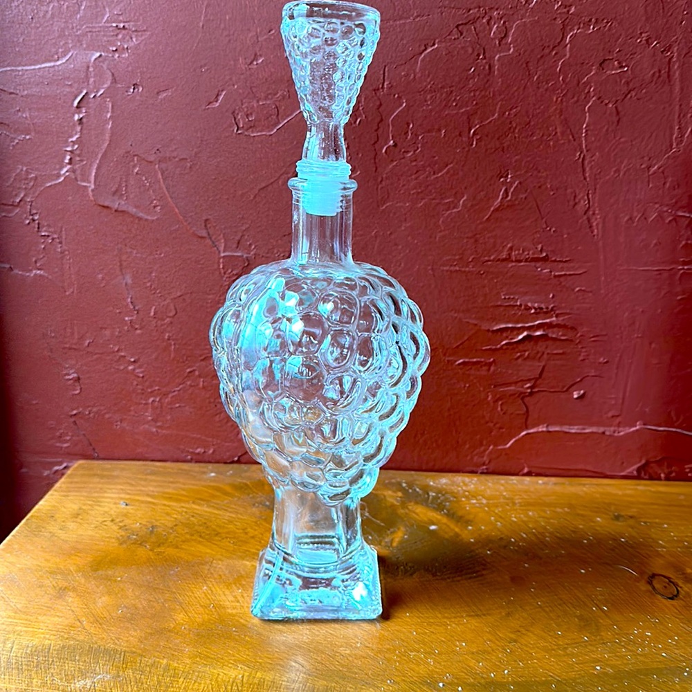 Glass bottle with its cork